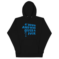 Alternative Hero - 4th Down Premium Unisex Hoodie - Black /