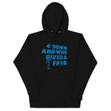 Alternative Hero - 4th Down Premium Unisex Hoodie - Black /