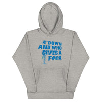 Alternative Hero - 4th Down Premium Unisex Hoodie - Carbon