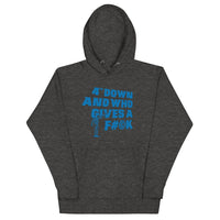 Alternative Hero - 4th Down Premium Unisex Hoodie - Charcoal