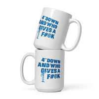 Alternative Hero - 4th Down White glossy mug - 15oz