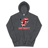 Alternative Hero - 8-Bit Detroit Hockey Basic Unisex Hoodie 