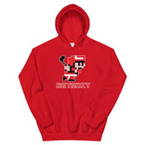 Alternative Hero - 8-Bit Detroit Hockey Basic Unisex Hoodie 