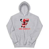 Alternative Hero - 8-Bit Detroit Hockey Basic Unisex Hoodie 