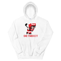 Alternative Hero - 8-Bit Detroit Hockey Basic Unisex Hoodie 