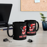 Alternative Hero - 8-Bit Detroit Hockey Black mug 11oz - 