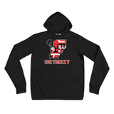 Alternative Hero - 8-Bit Detroit Hockey Hoodie Unisex hoodie