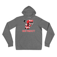 Alternative Hero - 8-Bit Detroit Hockey Hoodie Unisex hoodie