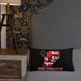 Alternative Hero - 8-Bit Detroit Hockey Premium Pillow