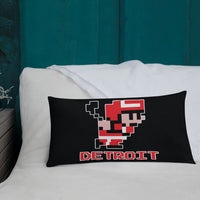 Alternative Hero - 8-Bit Detroit Hockey Premium Pillow