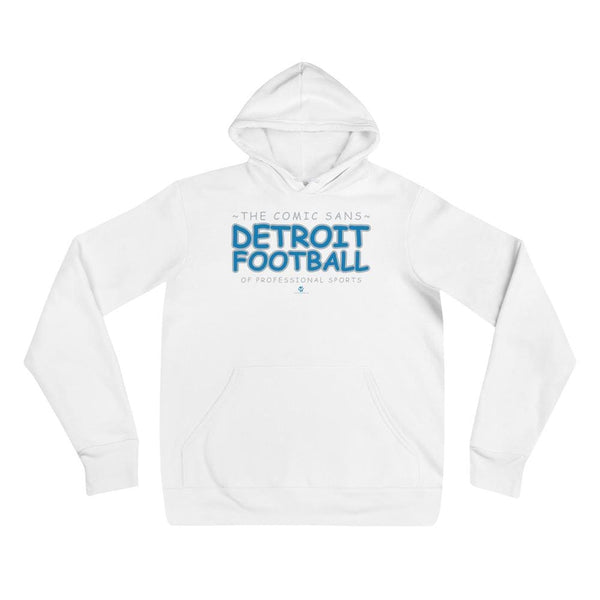 Alternative Hero - Comic Sans Detroit Unisex hoodie - White 