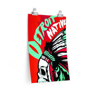Alternative Hero - Detroit Native 12x18 Premium Matte 