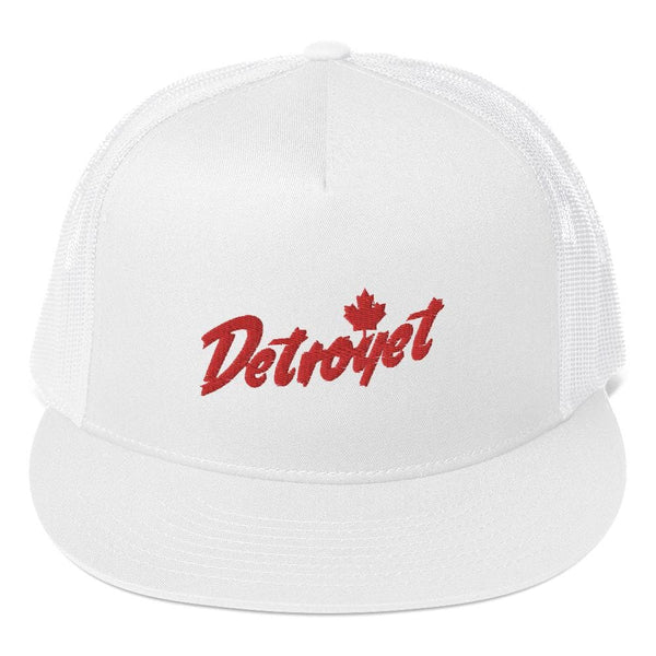 Alternative Hero - Detroyet Embroidered Trucker Cap - White