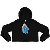 Alternative Hero - Dumpster Fire Crop Hoodie - Black / S