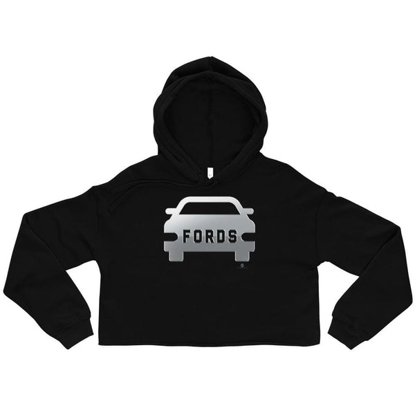 Alternative Hero - FORDS Crop Hoodie - Black / S