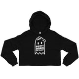 Alternative Hero - Ghost Man on First Crop Hoodie - Black / 