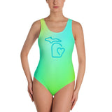 Alternative Hero - Heart Michigan One-Piece Swimsuit