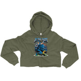 Alternative Hero - In The Hunt Crop Hoodie - Military Green