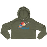 Alternative Hero - Lion-O Crop Hoodie - Military Green / S