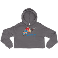 Alternative Hero - Lion-O Crop Hoodie - Storm / S