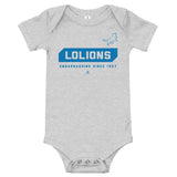 Alternative Hero - LOLions Onesie - Athletic Heather / 3-6m