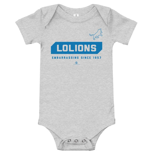 Alternative Hero - LOLions Onesie - Athletic Heather / 3-6m