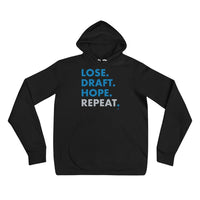 Alternative Hero - Lose. Draft. Hope. Repeat. Unisex hoodie 