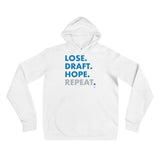 Alternative Hero - Lose. Draft. Hope. Repeat. Unisex hoodie 