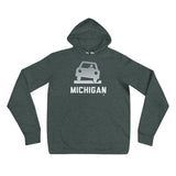 Alternative Hero - Michigan Roads Unisex hoodie - Heather 