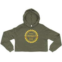 Alternative Hero - Michigan Seal Crop Hoodie - Military 