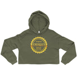 Alternative Hero - Michigan Seal Crop Hoodie - Military 