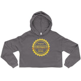 Alternative Hero - Michigan Seal Crop Hoodie - Storm / S