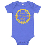 Alternative Hero - Michigan Seal Onesie - Heather Columbia 