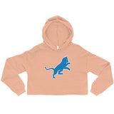 Alternative Hero - Motor City Kitty Crop Hoodie - Peach / S