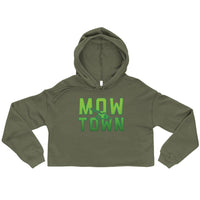 Alternative Hero - Mow Town Crop Hoodie - Military Green / S