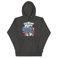 Alternative Hero - Ohh Nooo Man! Unisex hoodie - Charcoal 
