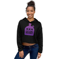 Alternative Hero - Purple Gangster Crop Hoodie