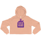 Alternative Hero - Purple Gangster Crop Hoodie - Peach / S