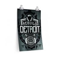 Alternative Hero - Rebuild Detroit 12x18 Premium Matte 