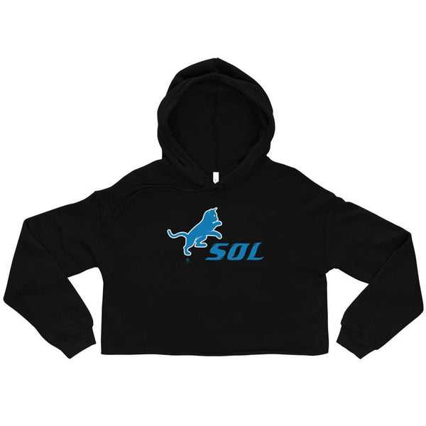 Alternative Hero - SOL Crop Hoodie - Black / S