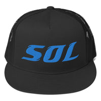 Alternative Hero - SOL Embroidered Mesh Trucker Cap - Black