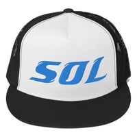 Alternative Hero - SOL Embroidered Mesh Trucker Cap - Black/