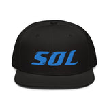 Alternative Hero - SOL Embroidered Snapback Hat - Black