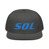 Alternative Hero - SOL Embroidered Snapback Hat - Charcoal 