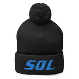 Alternative Hero - SOL Pom-Pom Beanie - Black