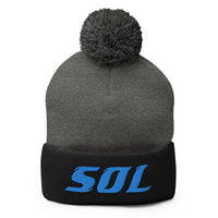 Alternative Hero - SOL Pom-Pom Beanie - Dark Heather Grey/ 