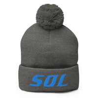 Alternative Hero - SOL Pom-Pom Beanie - Dark Heather Grey