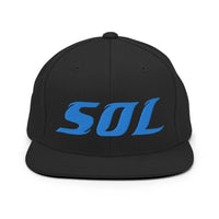 Alternative Hero - SOL Premium 3-D Logo Snapback Hat - Black