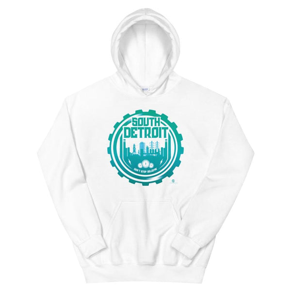 Alternative Hero - South Detroit Basic Unisex Hoodie - White