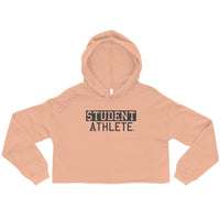 Alternative Hero - $tudent Athlete Crop Hoodie - Peach / S